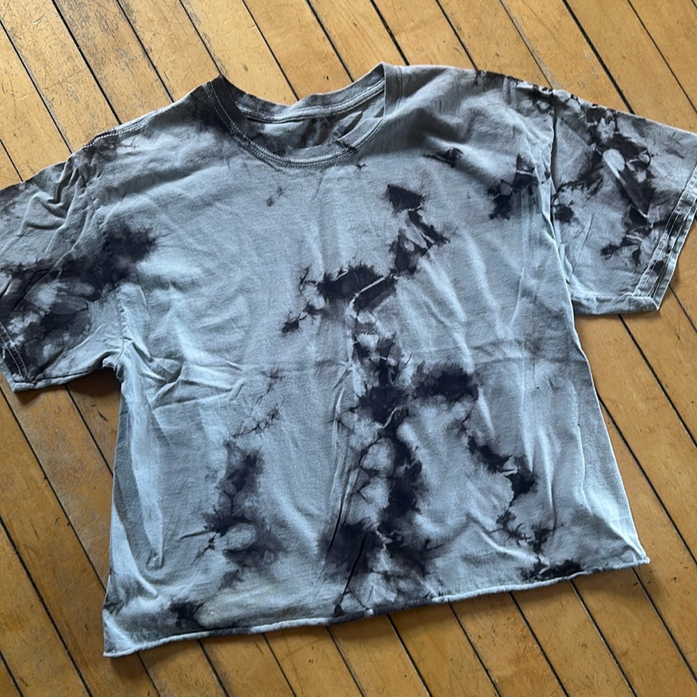 Tye dye crop shirt
